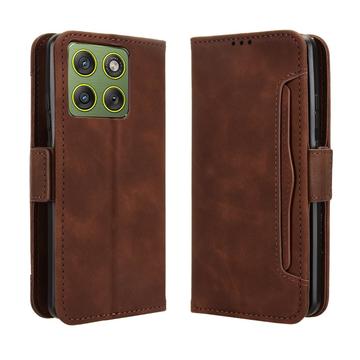 Funda tipo billetera con tarjetero para Motorola Edge 70 - Marrón