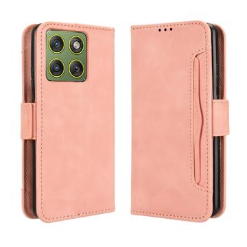 Funda tipo billetera con tarjetero para Motorola Edge 70 - Rosa