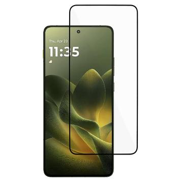 Motorola Edge 70 Full Cover Protector de pantalla de vidrio templado - 9H - Borde negro