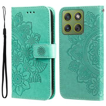 Funda Mandala Series para Motorola Edge 70 - Estilo Cartera - Verde