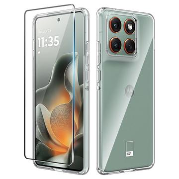 Funda de TPU & Protector de Pantalla Saii 2-en-1 para Motorola Edge 70