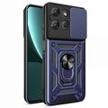 Funda híbrida con anillo giratorio y protector de cámara para Motorola Moto G Power (2025)