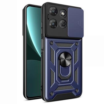 Funda híbrida con anillo giratorio y protector de cámara para Motorola Moto G Power (2025)