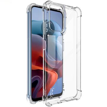 Carcasa de TPU Imak Drop-Proof para Motorola Moto G04/G24 - Transparente