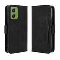 Funda tipo billetera con tarjetero para Motorola Moto G06/G06 Power - Negra
