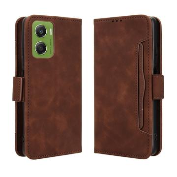 Funda tipo billetera con tarjetero para Motorola Moto G06/G06 Power - Marrón