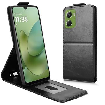Funda abatible vertical con soporte Motorola Moto G06/G06 Power - Negro