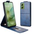 Funda abatible vertical con soporte Motorola Moto G06/G06 Power - Azul oscuro