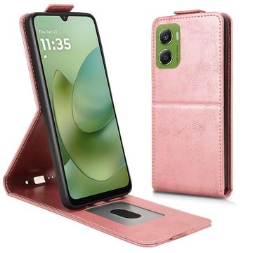 Funda abatible vertical con soporte Motorola Moto G06/G06 Power - Oro rosa