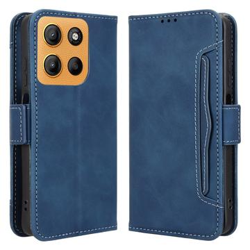 Funda Estilo Cartera Cardholder Serie para Motorola Moto G15/G15 Power - Bleu