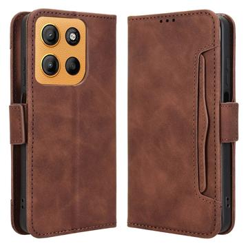 Funda Estilo Cartera Cardholder Serie para Motorola Moto G15/G15 Power - Marrón