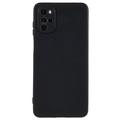 Carcasa de TPU Anti-Huellas Dactilares Mate para Motorola Moto G22 - Negro