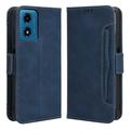 Funda Estilo Cartera Cardholder Serie para Motorola Moto G24 Power/G04 - Bleu