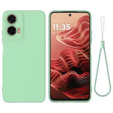 Funda de Silicona Líquida para Motorola Moto G35 - Verde