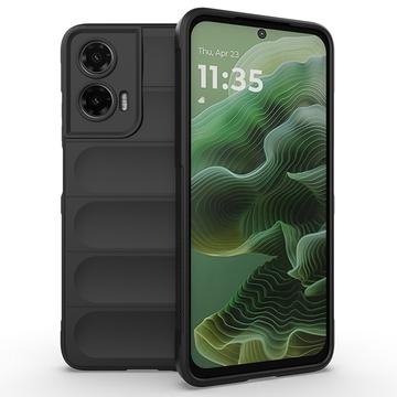 Carcasa de TPU Rugged para Motorola Moto G35 - Negro