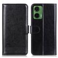 Funda de cartera con cierre magnético para Motorola Moto G35 - Negro
