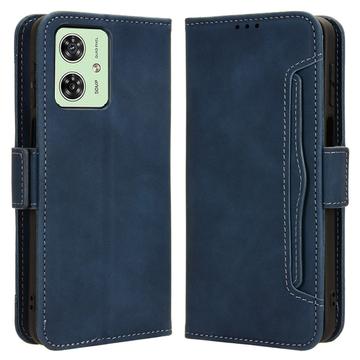 Funda Estilo Cartera Cardholder Serie para Motorola Moto G54 - Bleu