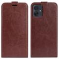 Funda con Tapa Vertical para Motorola Moto G54 - Marrón