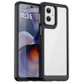 Carcasa Híbrida Anti-Choque para Motorola Moto G55 - Negro