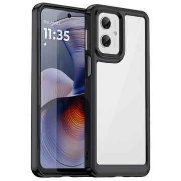 Carcasa Híbrida Anti-Choque para Motorola Moto G55 - Negro