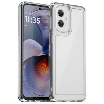 Carcasa Híbrida Anti-Choque para Motorola Moto G55 - Transparente