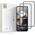 Protector de pantalla de vidrio templado Motorola Moto G56 Tech-Protect Glass Fit+ - 2 uds. - Negro