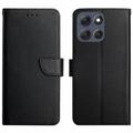 Funda de Cuero para Motorola Moto G56 - Estilo Cartera - Negro