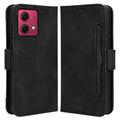 Funda Estilo Cartera Cardholder Serie para Motorola Moto G84 - Negro