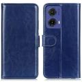 Funda con Cierre Magnético para Motorola Moto G85/S50 Neo - Estilo Cartera - Azul