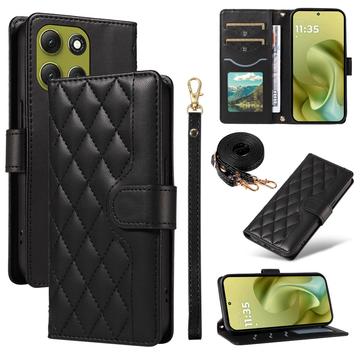 Funda acolchada de lujo para Motorola Moto G86 - Estilo Cartera