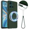 Funda de Silicona Líquida para Motorola Moto G86 Power - Compatible con MagSafe