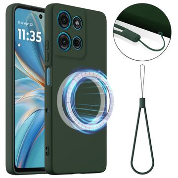 Funda de Silicona Líquida para Motorola Moto G86 Power - Compatible con MagSafe