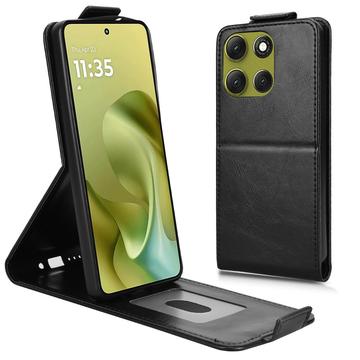 Funda abatible vertical con soporte Motorola Moto G86 Power - Negro
