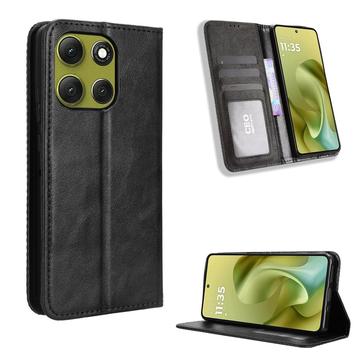 Funda con Cierre Magnético Retro para Motorola Moto G86 - Estilo Cartera