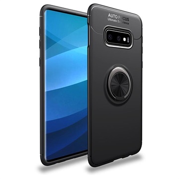Carcasa Magnética con Anillo para Samsung Galaxy S10+ - Negro