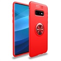 Carcasa Magnética con Anillo para Samsung Galaxy S10+ - Rojo