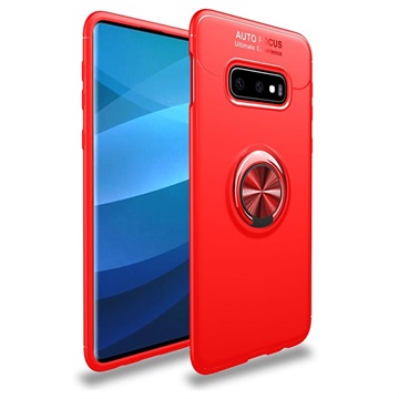 Carcasa Magnética con Anillo para Samsung Galaxy S10+ - Rojo