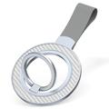 Anillo magnético multifuncional con correa - Blanco
