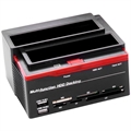 Estación de Acoplamiento Multifuncional de USB 2.0 a SATA/IDE (Embalaje abierta - Satisfactoria) - Negro