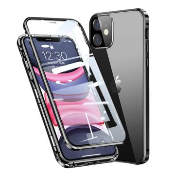 Carcasa Magnética con Cristal Templado para iPhone 11 - Negro