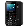 Teléfono para personas mayores MyPhone Halo A LTE con botón de seguridad SOS - Negro