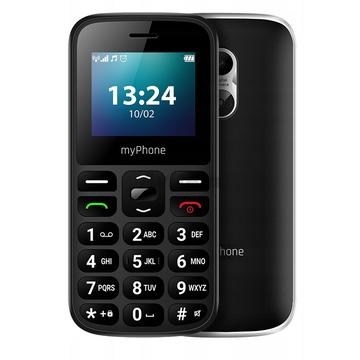 Teléfono para personas mayores MyPhone Halo A LTE con botón de seguridad SOS - Negro