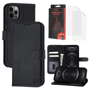 Funda de Cuero MyTPhone CardMate para iPhone 12/12 Pro - Estilo Cartera