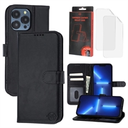 Funda de Cuero MyTPhone CardMate para iPhone 13 Pro - Estilo Cartera