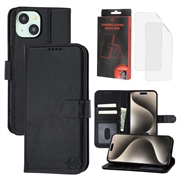Funda de Cuero MyTPhone CardMate para iPhone 15 - Estilo Cartera
