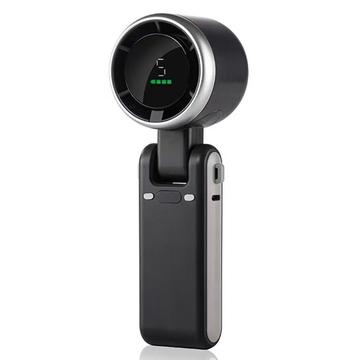 N607 Ventilador de mano turbo plegable con correa - Negro