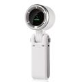 N607 Ventilador de mano turbo plegable con correa - Blanco