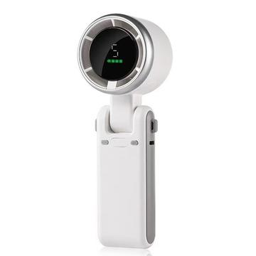 N607 Ventilador de mano turbo plegable con correa - Blanco