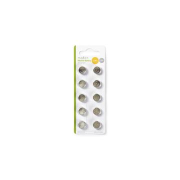 Nedis LR44 Pila Botón 10 Uds. - Alcalinas