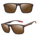 Elegantes gafas de sol polarizadas Nighthawk para hombre - Marrón